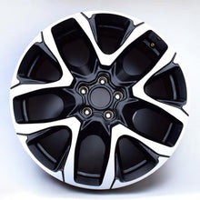 Laden Sie das Bild in den Galerie-Viewer, 1x Alufelge 19 Zoll 6.5&quot; 5x110 35ET Matt Schwarz Fiat 500x Rim Wheel