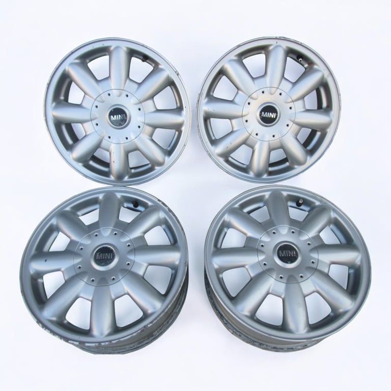 4x Alufelge 15 Zoll 5.5" 5x120 Mini Rim Wheel