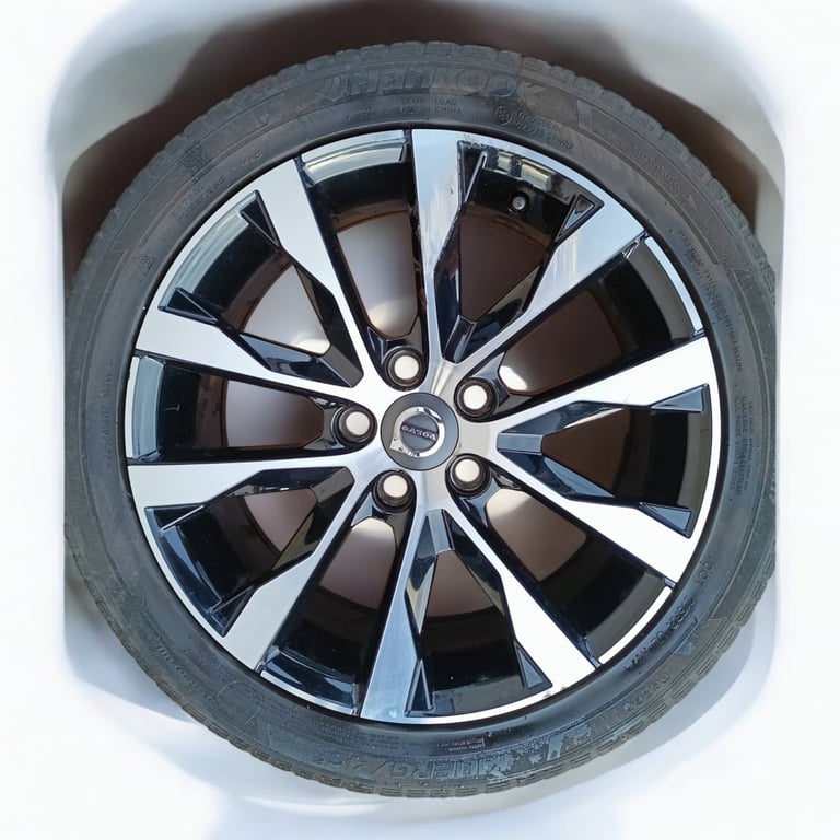 1x Alufelge 17 Zoll 7.0" 5x108 50ET Glanz Schwarz 31650337 Volvo V60 Rim Wheel
