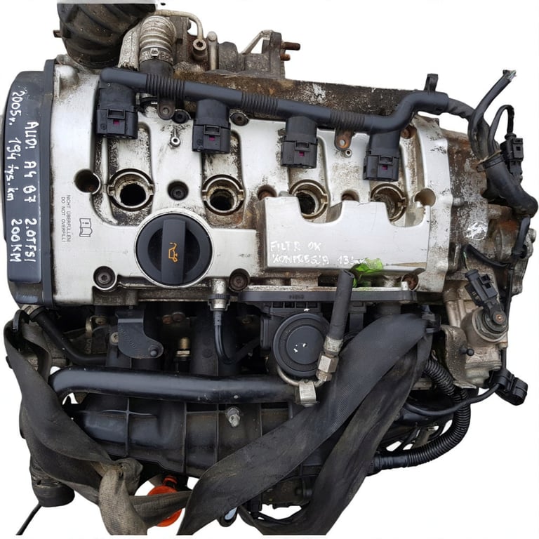 Motor Audi A4 B7 MERCEDES413 2.0 TFSI 200PS 147kW 194TKm 2005 Benzin Komplett