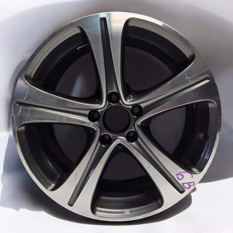 1x Alufelge 18 Zoll 8.0" 5x112 43ET Glanz Silber A2134011400 Mercedes-Benz W213