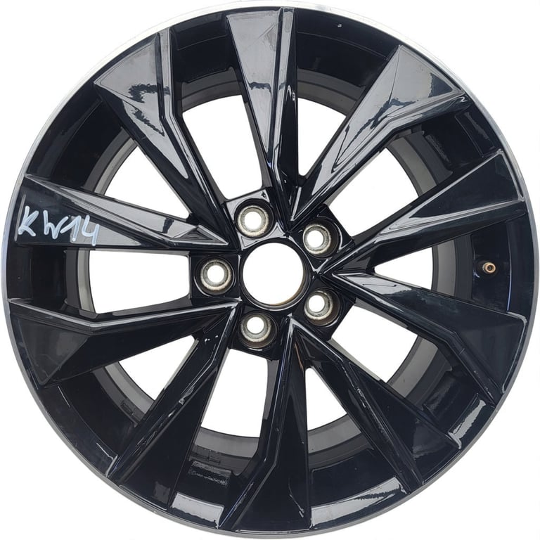 1x Alufelge 16 Zoll 7.0" 5x100 46ET 6V0601025F Skoda Fabia Iii Rim Wheel