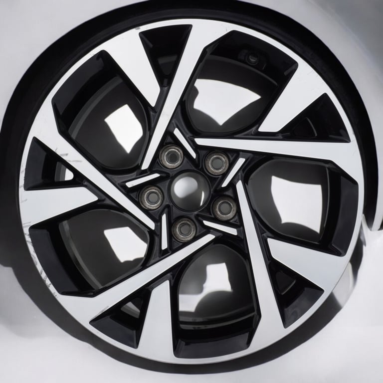 1x Alufelge 18 Zoll 7.5" 5x114.3 52ET Glanz Schwarz 52910-J9800 Hyundai Kona