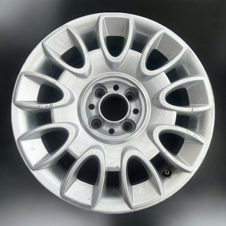 1x Alufelge 15 Zoll 6.0" 4x98 35ET Glanz Silber 50901666 Fiat 500 Rim Wheel