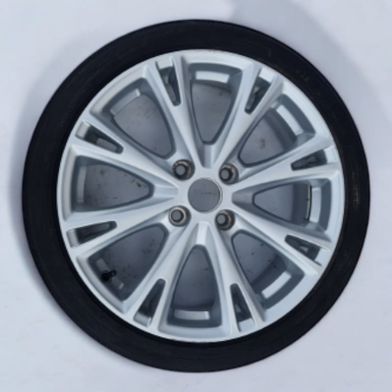 1x Alufelge 17 Zoll 7.0" 4x108 47,5ET Glanz Silber C1BC-MA Ford Fiesta Rim Wheel