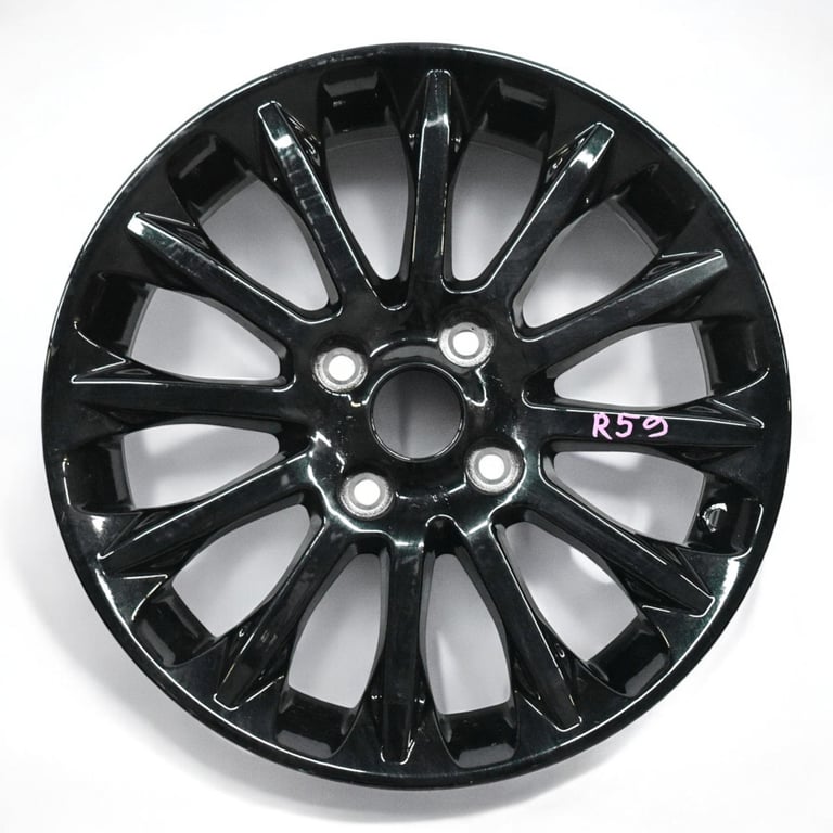 1x Alufelge 16 Zoll 6.5" 4x108 47,5ET Glanz Schwarz DA6J-GA, DA6J-AB Ford Fiesta