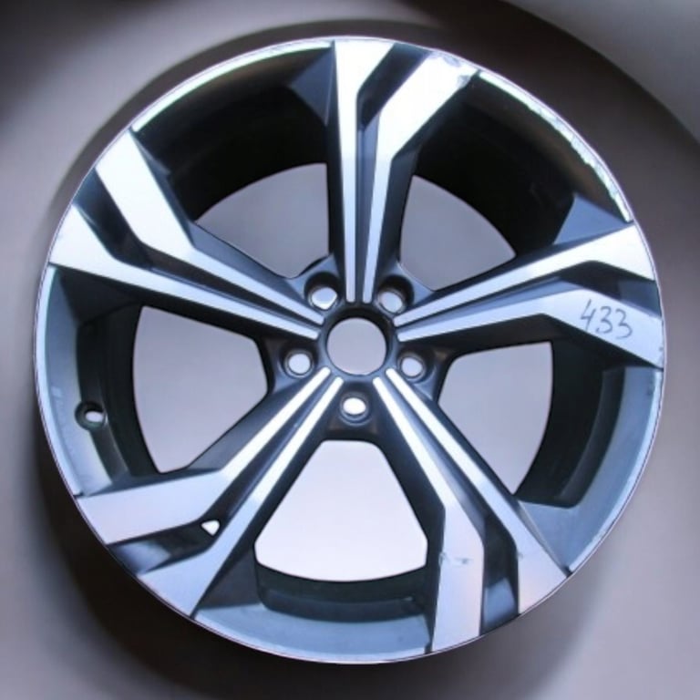 1x Alufelge 20 Zoll 8.5" 5x112 38ET Matt Schwarz 83A601025 Audi Q3 Rim Wheel FEL5977535751lr