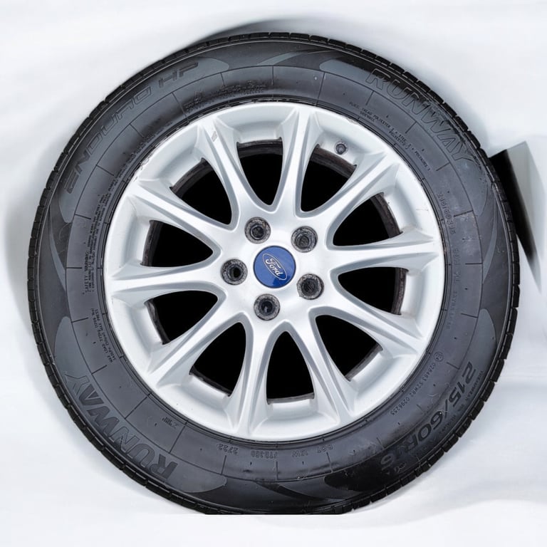 1x Alufelge 16 Zoll 6.5" 5x108 50ET Glanz Silber DS7C-1007-K2A Ford Mondeo