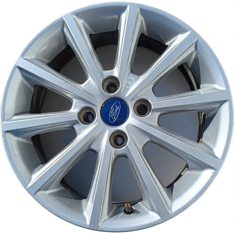 1x Alufelge 16 Zoll 6.5" 4x108 47 5ET H1BC-1007-B1A Ford Fiesta Rim Wheel