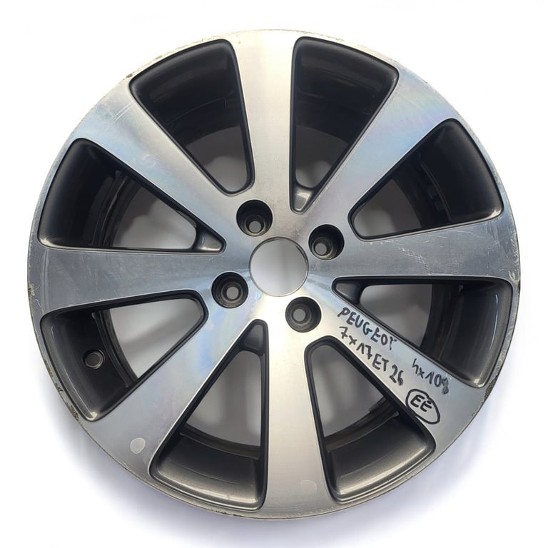 1x Alufelge 17 Zoll 7.0" 4x108 26ET 9800794477 9686100480 MA-DAR81 Peugeot 207