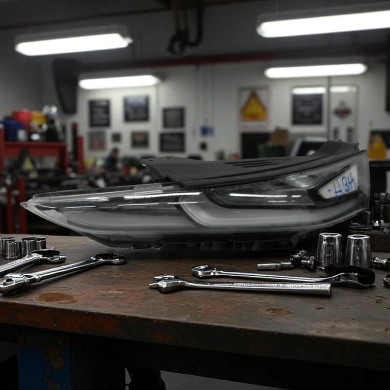 Frontscheinwerfer Hyundai Santa IV Fe LED Ein Stück (Rechts oder Links)