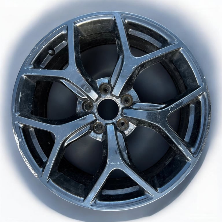 1x Alufelge 18 Zoll 7.5" 5x110 41ET Glanz Schwarz 50561169 Alfa Romeo Giulietta