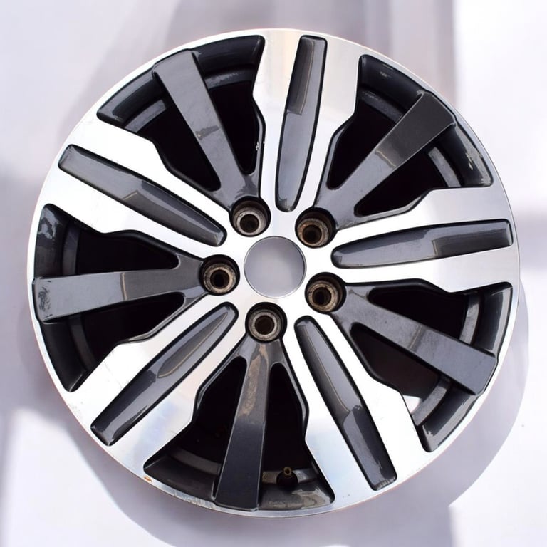 1x Alufelge 17 Zoll 7.5" 5x108 47ET Glanz Grau 9675230477 Mg Sw Rim Wheel