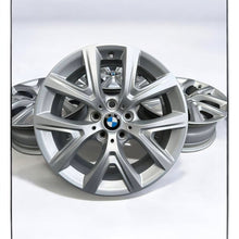 Laden Sie das Bild in den Galerie-Viewer, 4x Alufelge 17 Zoll 6.5" 5x112 39ET Glanz Silber 6856076 BMW X1 F48 Rim Wheel FEL6330177923tu