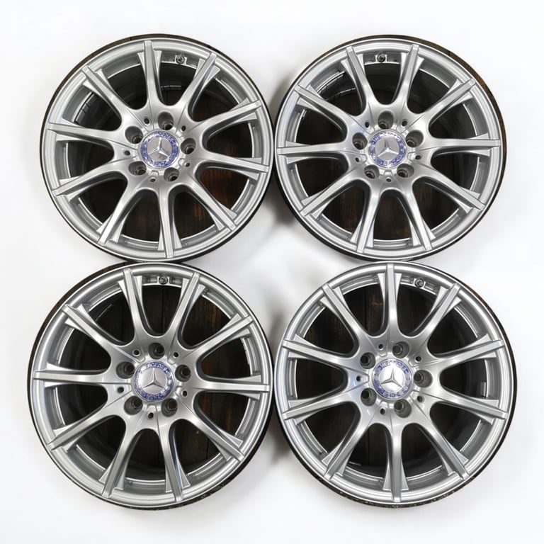 4x Alufelge 16 Zoll 6.5" 5x112 38ET A2054012400 Mercedes-Benz W205 Rim Wheel FEL8697110711xc