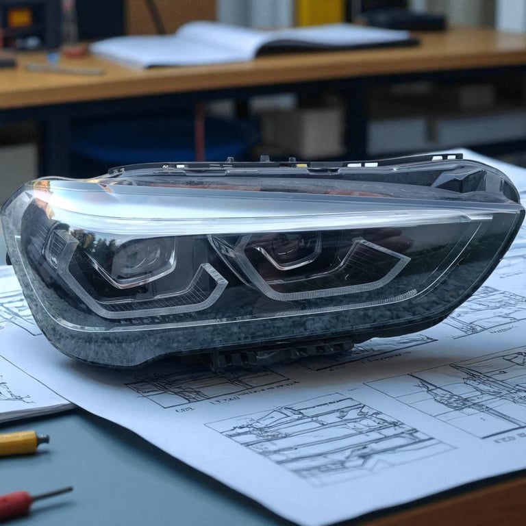 Frontscheinwerfer BMW X1 F48 5A01172-02 Full LED Rechts Scheinwerfer Headlight SCH1442715250wh