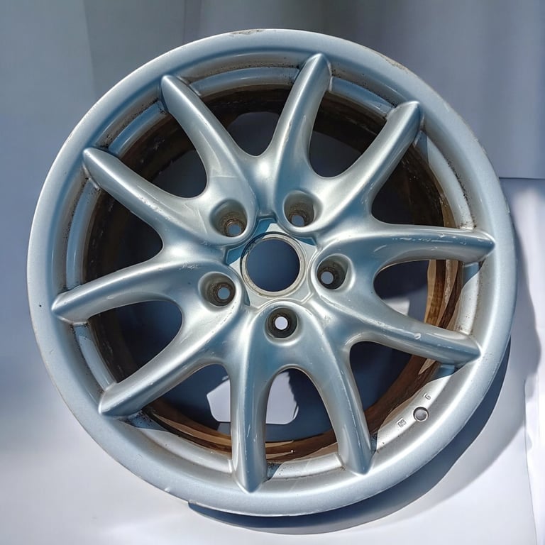 1x Alufelge 19 Zoll 9.0" 5x130 60ET Glanz Silber 7L5601025 Porsche Cayenne