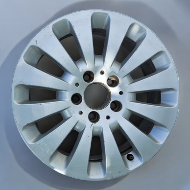 1x Alufelge 16 Zoll 7.0" 5x112 42ET Glanz Silber A2044010602 Mercedes-Benz