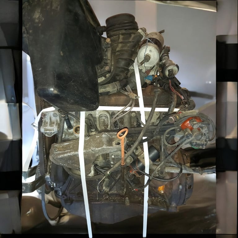 Motor Audi 0438100151 2.3 212TKm Benzin Engine Komplett