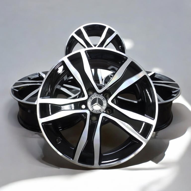 4x Alufelge 17 Zoll 7.0" 5x112 48 5ET Glanz A2054010800 Mercedes-Benz A205 FEL1925173991me