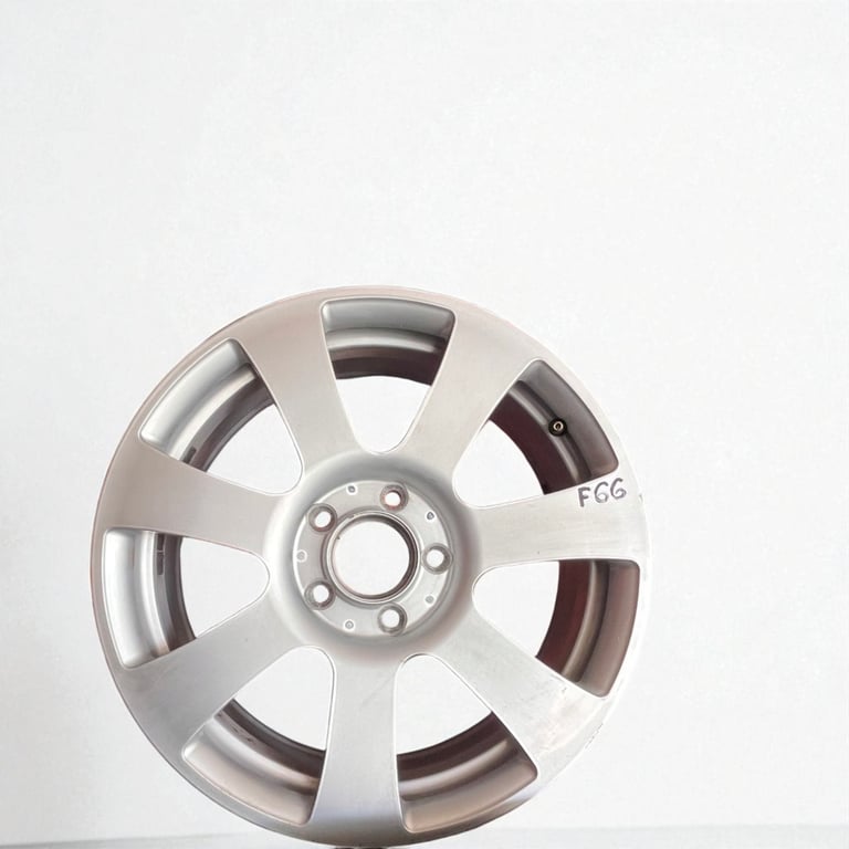 1x Alufelge 17 Zoll 7.5" 5x112 42 5ET Glanz Silber A2044013502 Mercedes-Benz