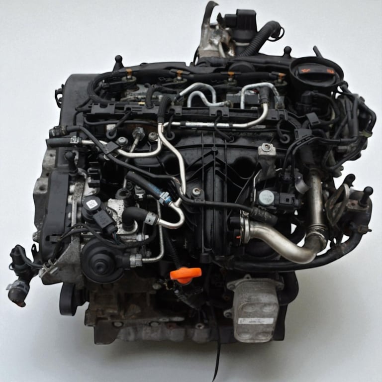 Motor Seat Skoda VW I CFFB BKD 2.0 TDI 88TKm Diesel Engine Komplett