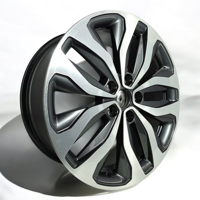 1x Alufelge 18 Zoll 7.5" 5x114.3 46ET Glanz Grau 403005820 Mg Megane Iv