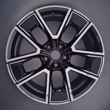 Load image into Gallery viewer, 1x Alufelge 18 Zoll 8.5" 5x112 36ET Glanz Schwarz 8747286 BMW I4 G26 Rim Wheel FEL1014928577em