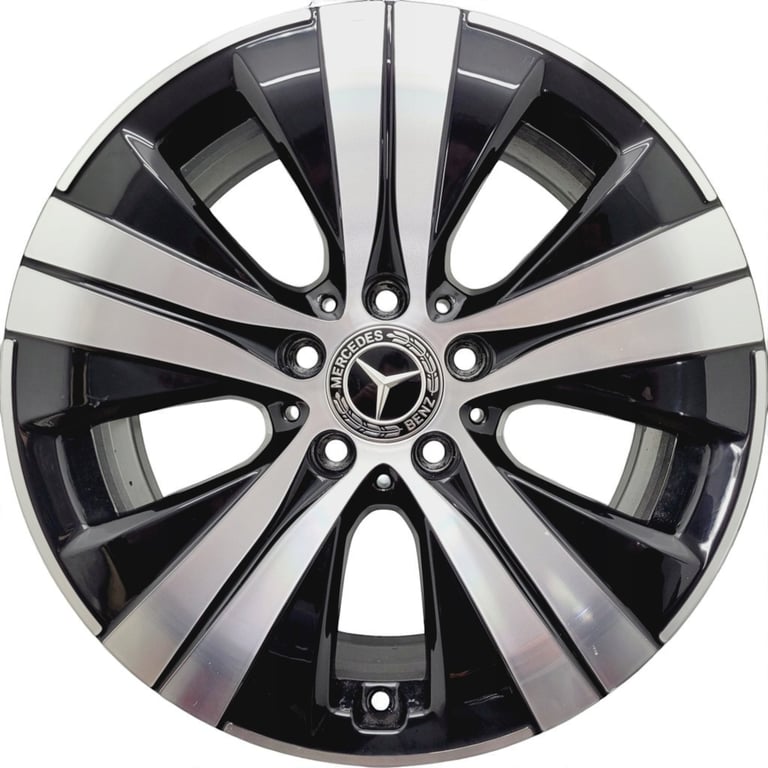 1x Alufelge 17 Zoll 7.0" 5x112 44 5ET A2064017100 Mercedes-Benz Rim Wheel