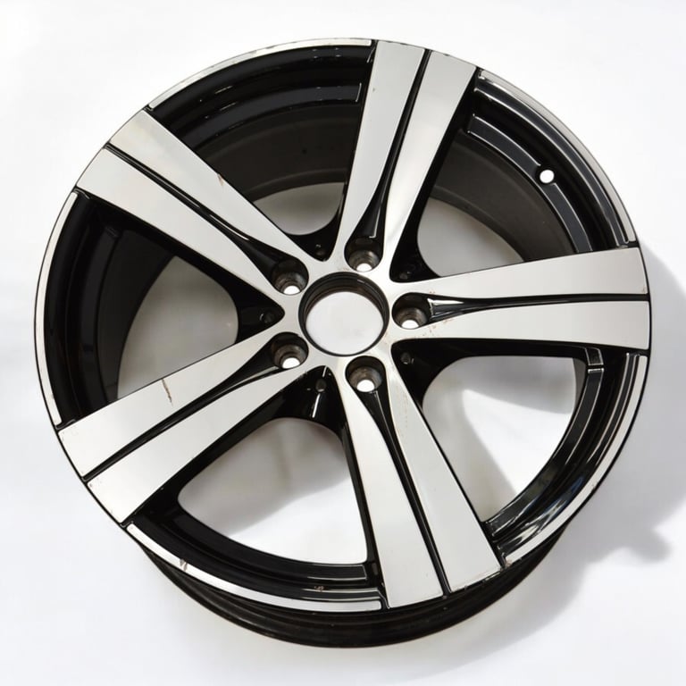 1x Alufelge 18 Zoll 8.5" 5x112 52ET Glanz A2064014800 Mercedes-Benz Rim Wheel