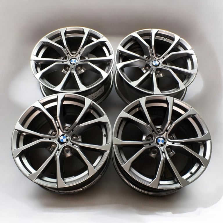 4x Alufelge 17 Zoll 7.5" 5x112 30ET Glanz Grau 6883518 BMW 4 Rim Wheel FEL5646150647dr