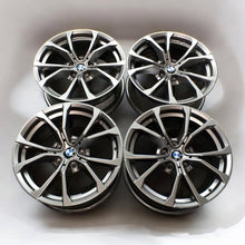 Laden Sie das Bild in den Galerie-Viewer, 4x Alufelge 17 Zoll 7.5" 5x112 30ET Glanz Grau 6883518 BMW 4 Rim Wheel FEL5646150647dr
