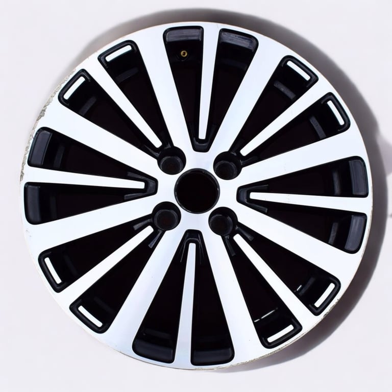 1x Alufelge 16 Zoll 7.0" 4x100 37ET Glanz Schwarz 403002573R Dacia III 1 Twingo