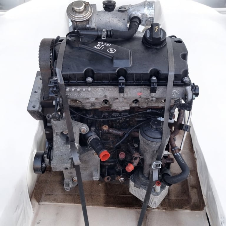 Motor VW Polo 9n BLT 1.9 TDI 130PS 96kW 142TKm 2001 Diesel Engine Komplett