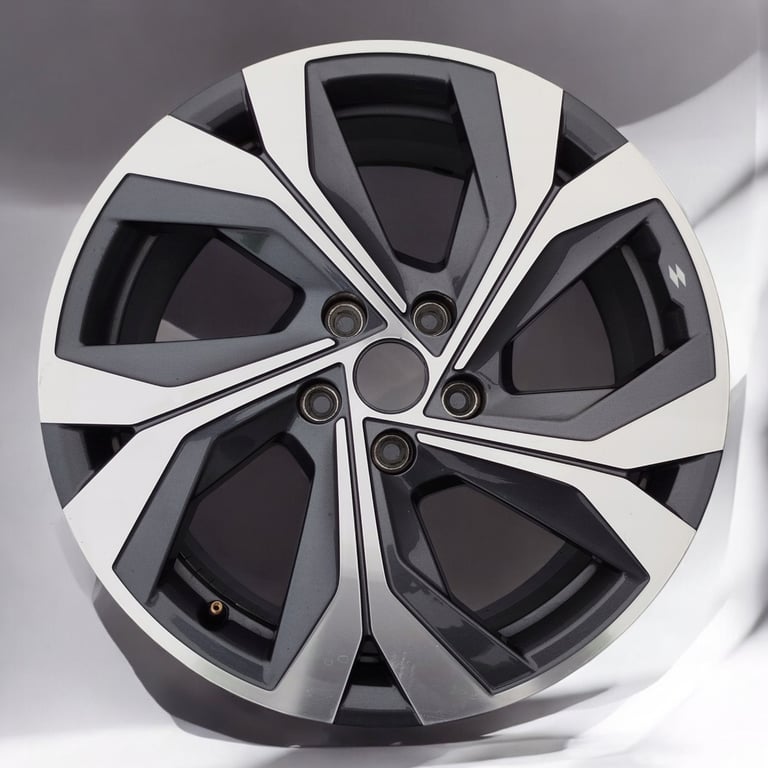 1x Alufelge 18 Zoll 7.0" 5x114.3 35ET Glanz Graphit 403005075R Mg Koleos Captur