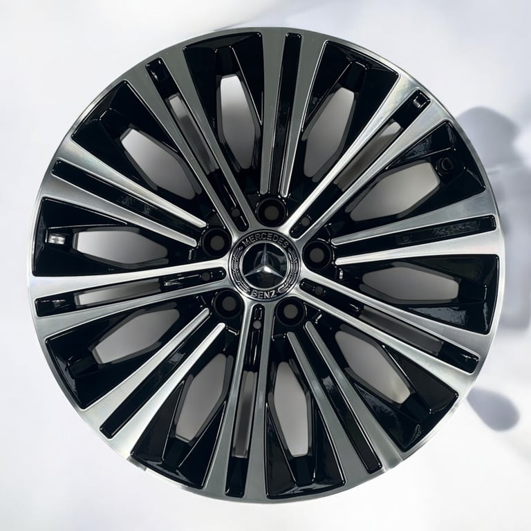 4x Alufelge 18 Zoll 7.5" 5x112 49ET Glanz Schwarz A1774013300 Mercedes-Benz W177 FEL5131026901tb