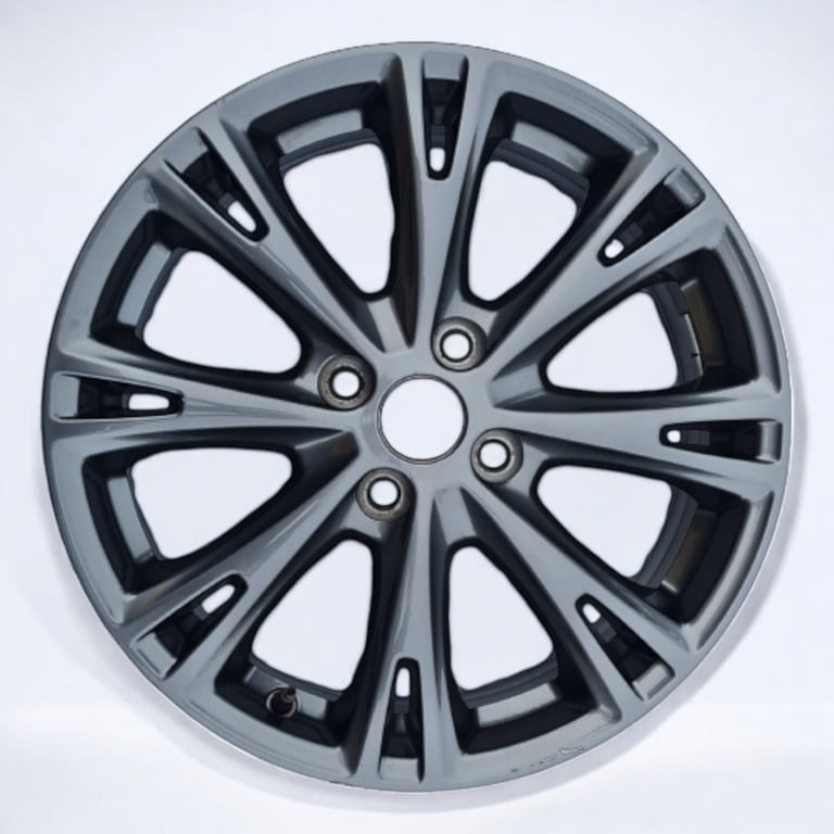 1x Alufelge 17 Zoll 7.0" 4x108 47,5ET Glanz Silber Ford Fiesta Rim Wheel