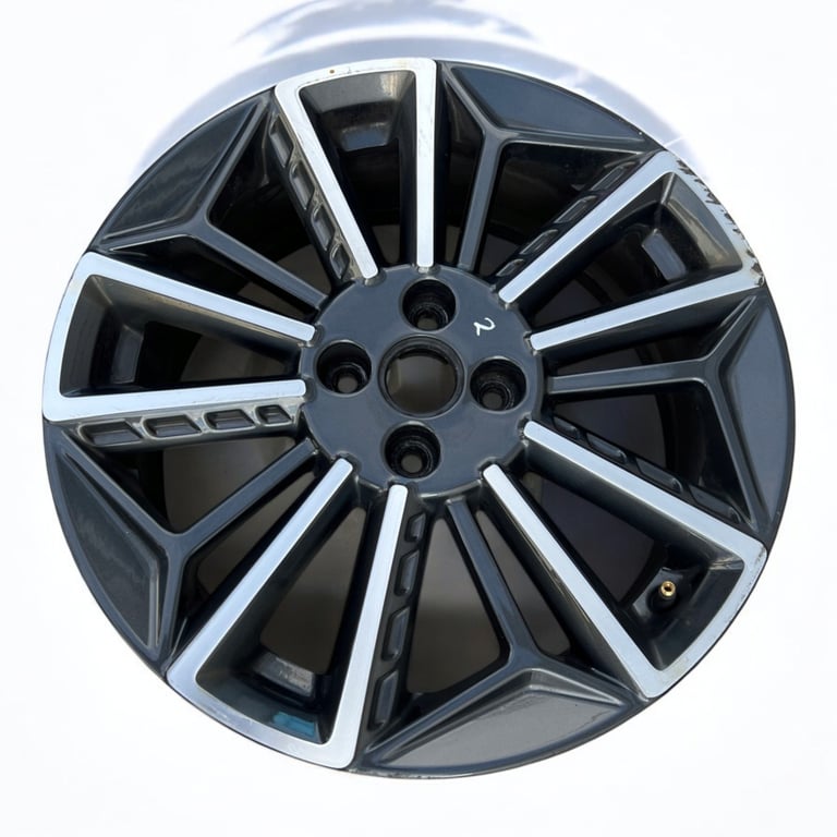 1x Alufelge 17 Zoll 7.0" 4x100 54ET Schwarz 52910-Q0500 Hyundai I20 Iii