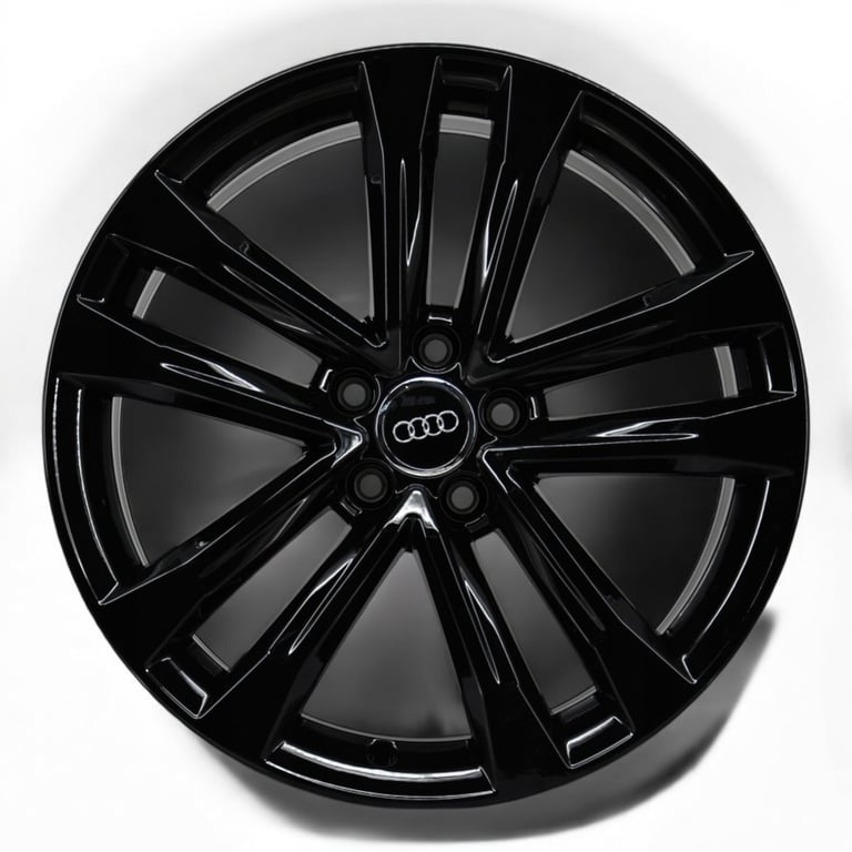 1x Alufelge 19 Zoll 8.5" 5x112 45ET Glanz Schwarz 4G0601025 Audi Rim Wheel FEL3249290594hk