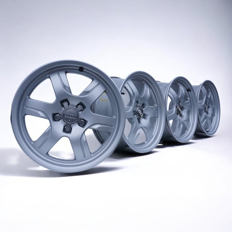 4x Alufelge 17 Zoll 7.5" 5x112 28ET Glanz Silber 8T0601025B Audi A4 Rim Wheel FEL4636782446eq