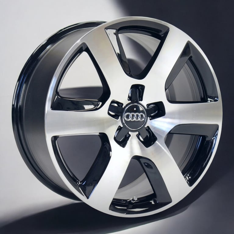 4x Alufelge 17 Zoll 8.0" 5x112 39ET Glanz Schwarz 4G0601025BK Audi A6 C7 B8 FEL1195433021rx