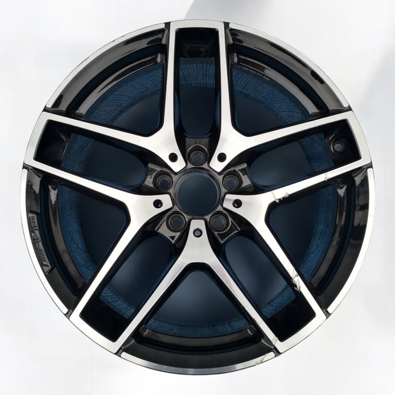 1x Alufelge 19 Zoll 8.0" 5x112 38ET A2534011800 Mercedes-Benz Glc Amg Rim Wheel FEL3753402085ax