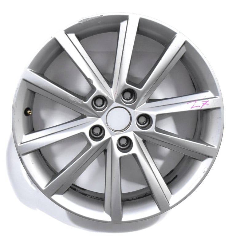 1x Alufelge 17 Zoll 7.0" 5x112 49ET 5E0601025E 5E0601025BT Skoda Superb Iii