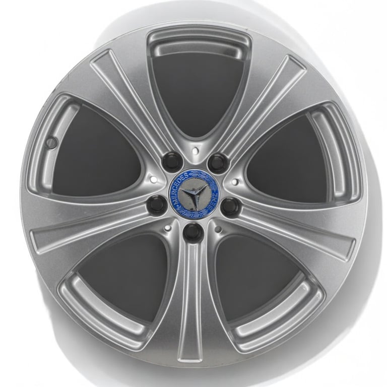 4x Alufelge 18 Zoll 8.0" 5x112 38ET Glanz Silber A2534010800 Mercedes-Benz