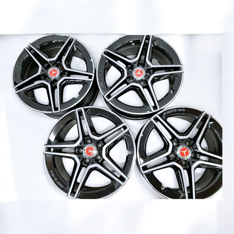 4x Alufelge 18 Zoll 8.0" 5x112 40ET Glanz Schwarz A1774014000 Mercedes-Benz W177 FEL1371558880ql