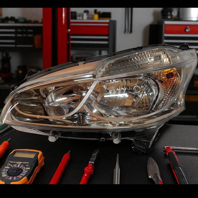 Frontscheinwerfer Peugeot 208 9802221880 Links Scheinwerfer Headlight SCH6867525211nk