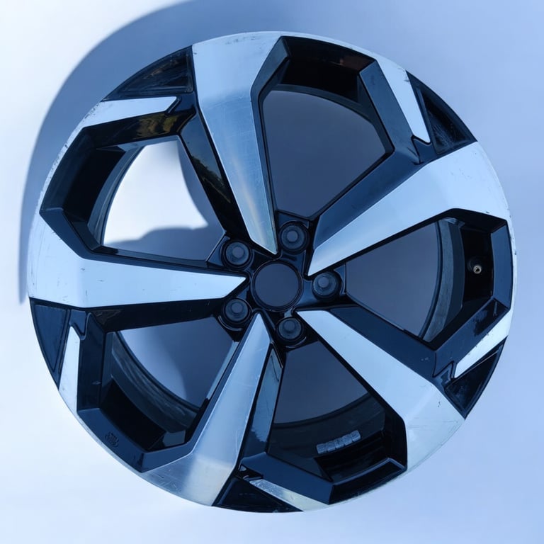 1x Alufelge 19 Zoll 7.5" 5x114.3 35ET Glanz Schwarz 403006PA3A Nissan Juke