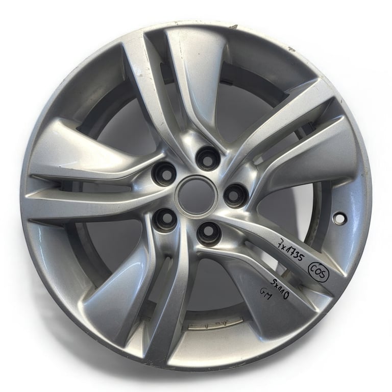 1x Alufelge 17 Zoll 7.0" 5x110 35ET 13385456 MA-DAR81 Opel Astra Zafira