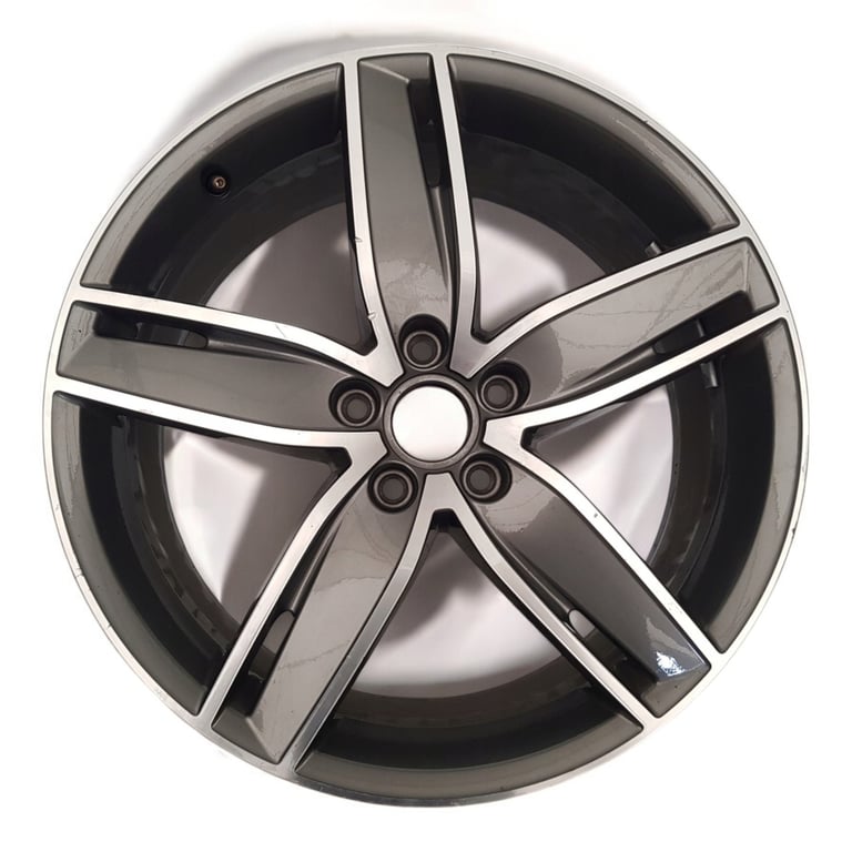 1x Alufelge 19 Zoll 8.0" 5x112 49ET Glanz Schwarz 8V0601025AS Audi A3 Rim Wheel FEL3921676566tq