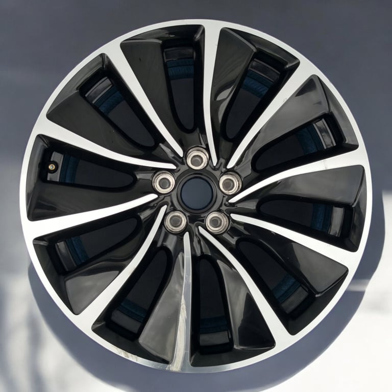 1x Alufelge 19 Zoll 7.0" 5x108 38ET Glanz Schwarz YP00174580 Opel Grandland X